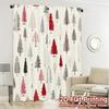 2D Flat Printing  JIT 2pcs   Curtains (Without Rod) Festive Trees Chic Contemporary Curtains Versatile Polyester Fabric Curtains