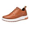 Solid Color Leather Men's Shoes Autumn and Winter Fashion with Velvet Thick Sports Casual Formal Shoes