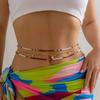 Ingemark 3Pcs/Set Bohemian Coloful Rice Bead Waist Chain for Women Sexy Bikini Multilayer Thin Body Chain Beach Body New Jewelry