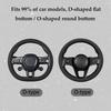 Soft Silicone Steering Wheel Cover Wear-resistant Tire Pattern Car Accessories Auto Protective Decoration Steering Wheel Cover