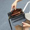 2025 Spring Fashion Genuine Leather Women's Crossbody Handbag with Versatile Design and Wide Shoulder Strap