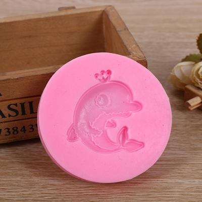 Handmade Soap Mold Cartoon Dolphin Cake Mold Silicone Cake Mold