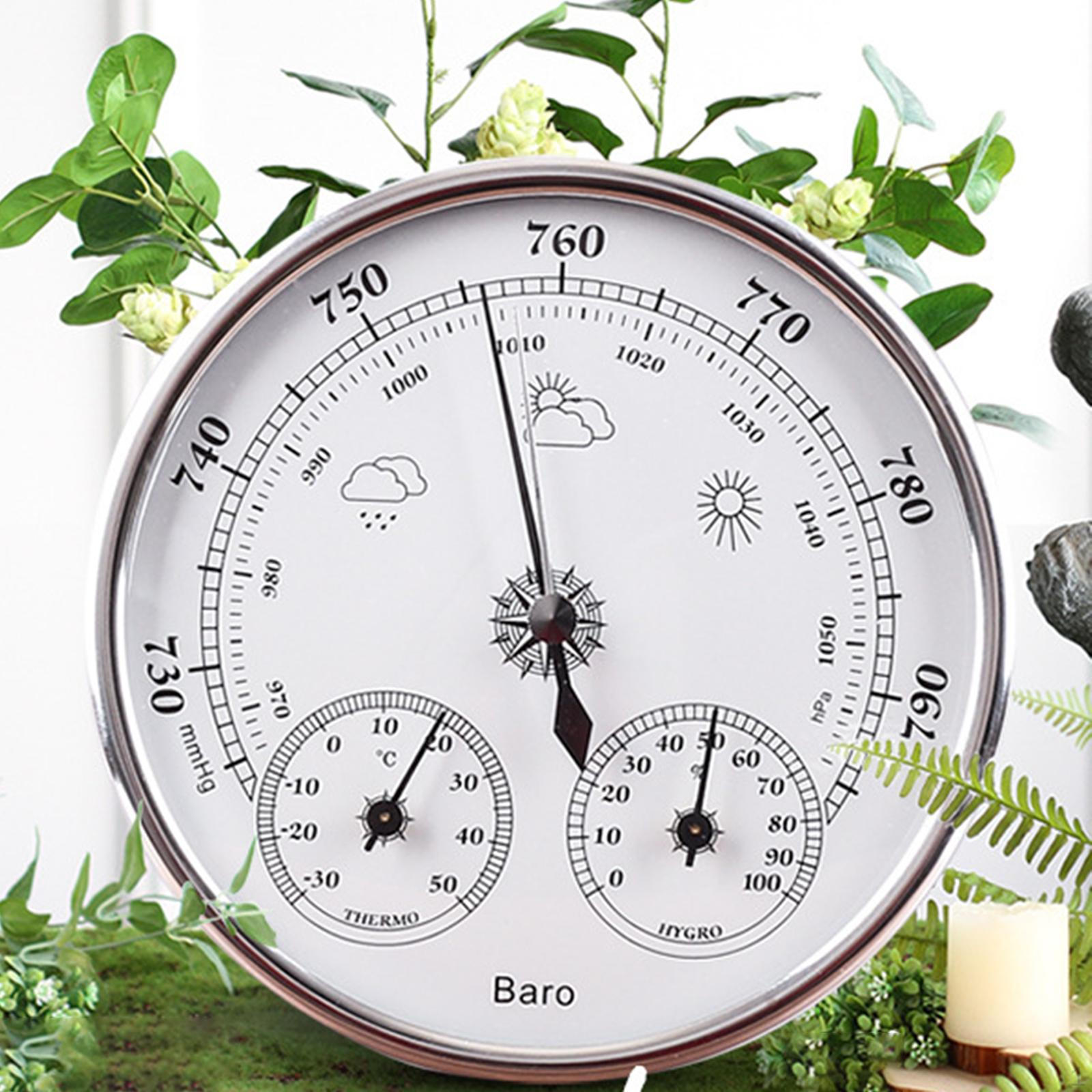

3 in 1 Hygrometer Temperature Measurement Indoor Outdoor Simple Lightweight All Season Thermometer
