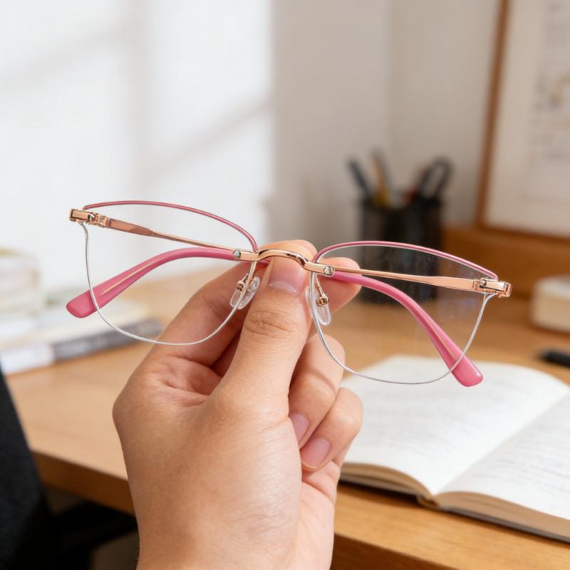 +100 to +400 Fashion Reading Glasses for Women Anti Blue Light Presbyopia Glasses Anti Fatigue High-definition Ultra Light