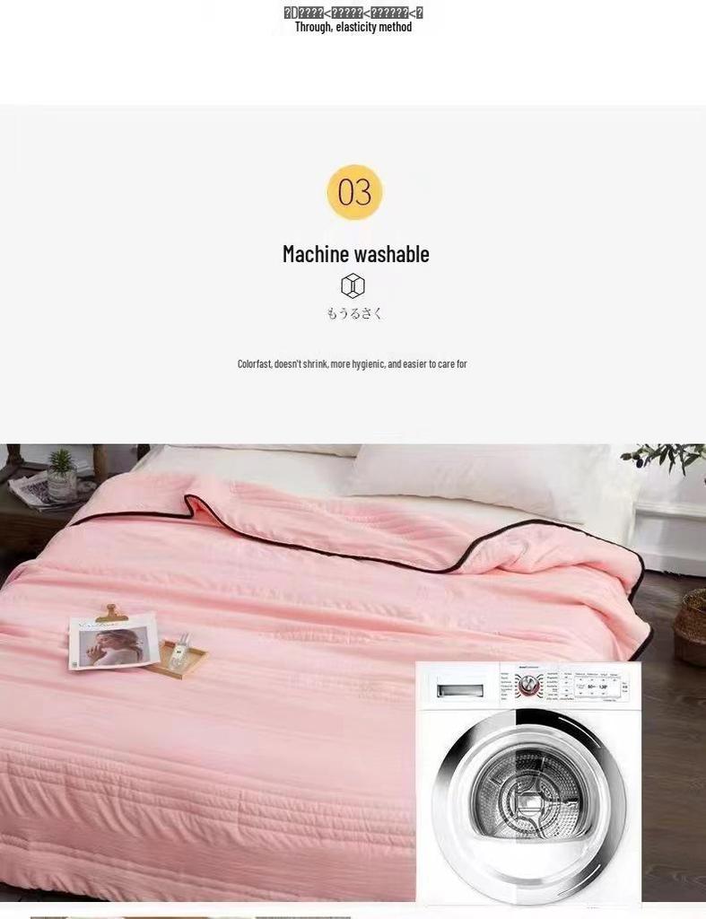 Maschinenwaschbare Leichte Sommerdecke - Weiche Baumwolle für Kinder & Erwachsene