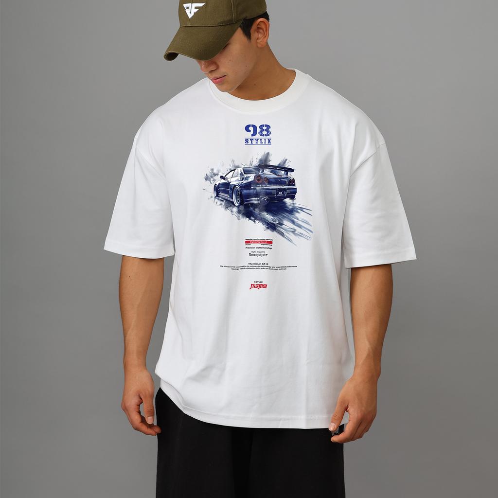 Seutailligseu 98 Nismo Baumwolle Übergröße Kurzarm T-Shirt
