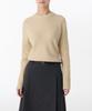 Woman Women'S Mini Boucle Crew Neck Knit [Ecru]