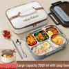Insulated Stainless Steel Lunch Box with Soup Bowl