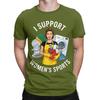 Unisexs TShirt I Support Unisexs Sports Vintage Pure Cotton Tees Short Sleeve Funny Cleaning Lady T Shirts O Neck Clothes Summer
