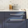 Furniture Handles 5 Pcs Silver 320 Mm Stainless Steel