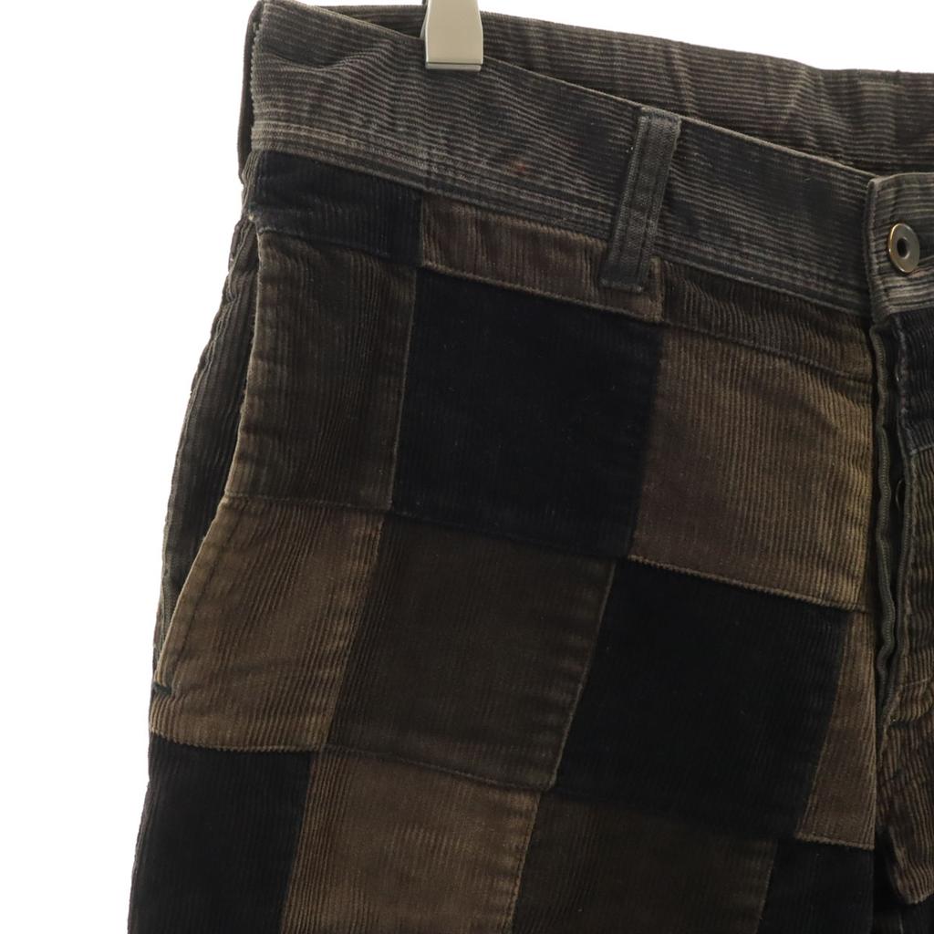 SHAREEF Cropped Patchwork Corduroy pants 1 Brown Men's Used