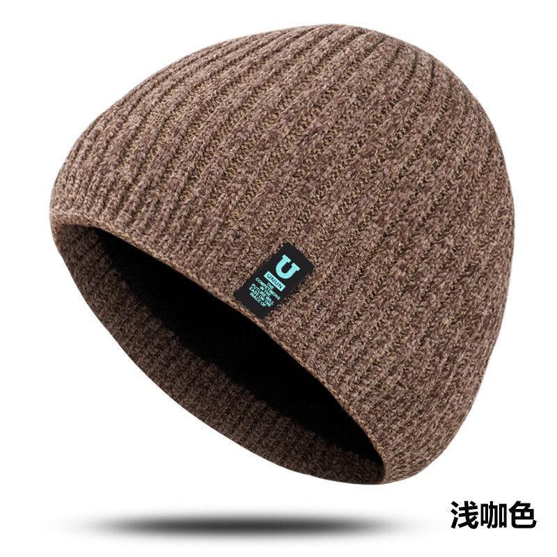 Männlich, Vielseitig für Herbst und Winter, Warm und Plüschig, Wollmütze, Männer und Frauen, Outdoor-Radfahren, Ohrenschutz und Kälteschutz, Überziehmütze