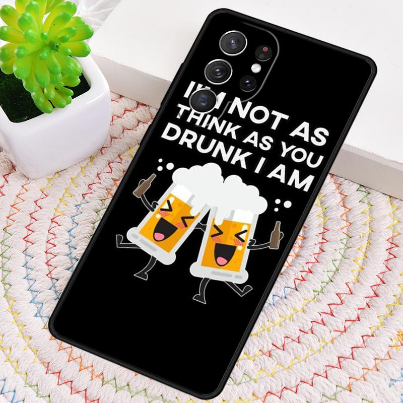 Beer Alcohol soft Phone Case for Samsung Galaxy note 10 pro S26 Ultra S23 S24 FE S25 S21 S22 PLUS shockproof Cove