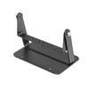 Double Rod Swiveling Projector Mount Metal Wall Ceiling Bracket Adjustable Height Installation 25.50cm Device Capacity