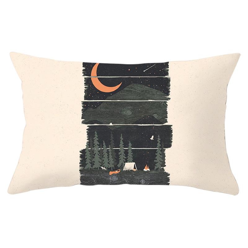 Chinese Style Lumbar  Pillowcase Decorative Sofa Cushion Case Bed Pillow Cover Home Decor Car Cushion Cover Pillow Case 30*50cm