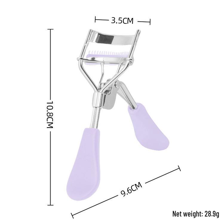 Duckbill Handle Wide-Angle Eyelash Curler - Portable Color Curling Tool