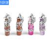 Creative Mascot Wrapped Natural Stone Cylindrical Pendant And Pink Crystal Necklace