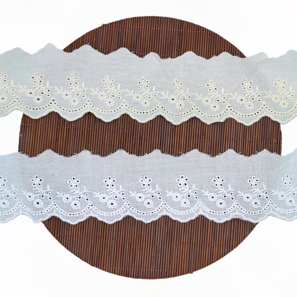 Apricot Lace Accessories Decoration Handmade Wide Material Curtain Clothes Cloth Edge Fabric Diy Lace