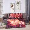 Hazbins Hotels Lucifer Morningstar Couvertures Polaire Été Portable Super Douces Plaids pour Maison Voiture Tapis Pièce