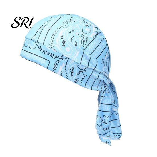 Kühlendes Bandana Hut Turban Paisley Muster Elastische Passform Verstellbare Riemen Bequemes Outdoor Kopftuch Atmungsaktives Schweißableitendes Material Radfahren