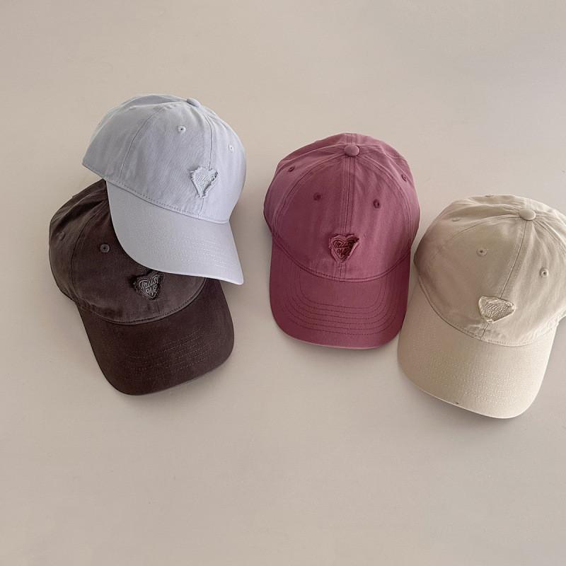 Cotton Baseball Cap For Women With Sun Protection And Letter Embroidery For Casual Summer Wear