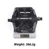 TANKE Bike Pedals Non-Slip Nylon MTB/Road Bicycle Pedals Bearing Cycling Footrest Black/Red/Gray/Orange