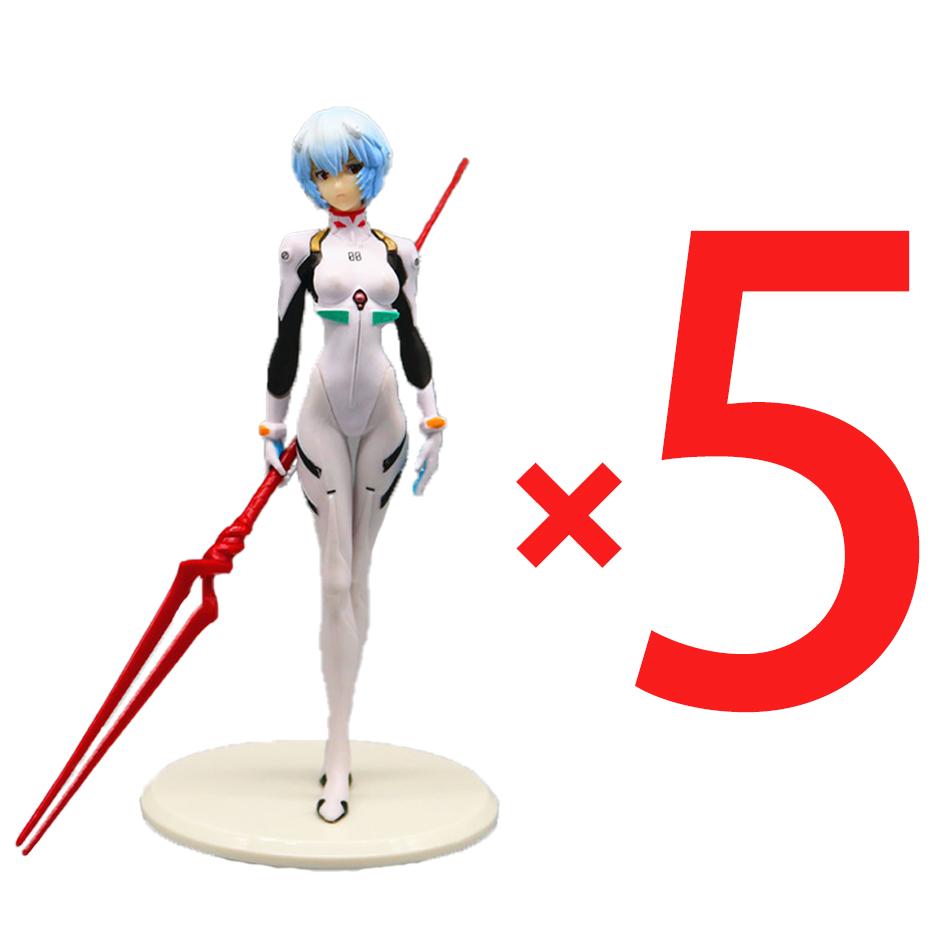 1-5pcs 22CM Anime NEON GENESIS EVANGELION EVA Ayanami Rei kawaii figure PVC model toys doll collect ornaments gifts
