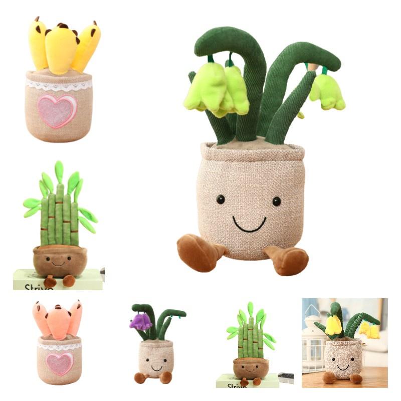 Creative Plant Pot With Cake Mushroom And Tulip Design