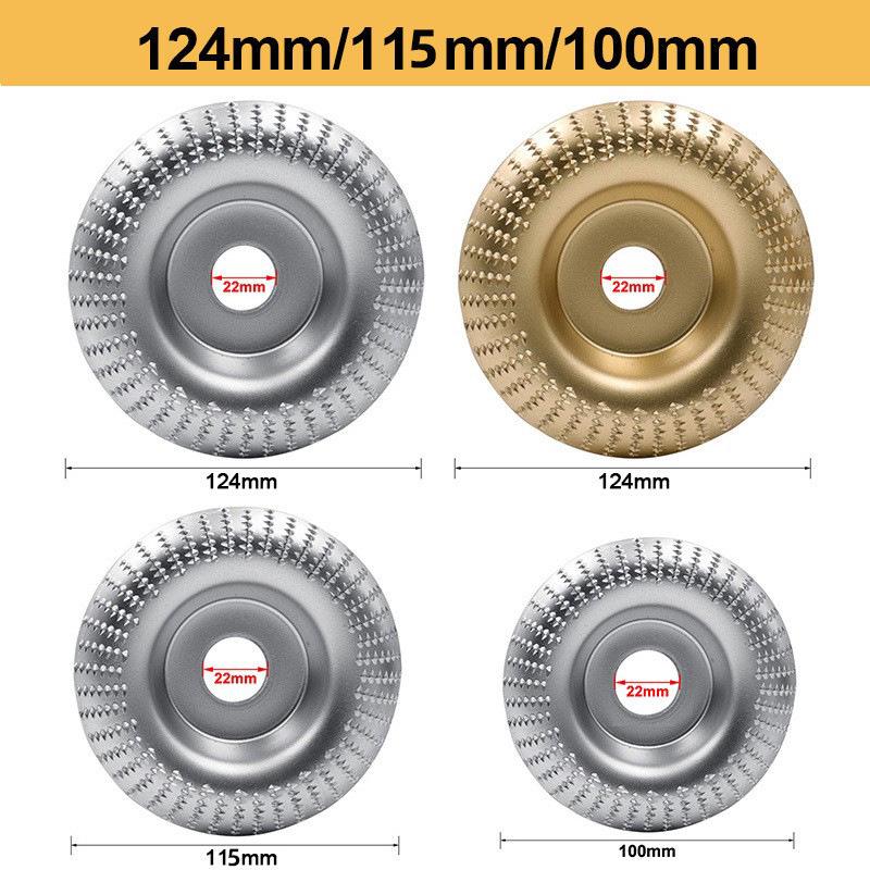 Curved Angle Grinder Shaping Disc for Woodworking and Polishing