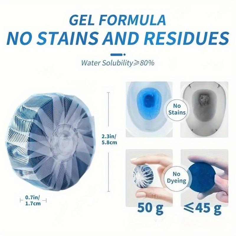 12PCS Blue Automatic Toilet Cleaning Blocks Fresh Fragrance Scale Removal No Scrubbing Required Bathroom Care Products