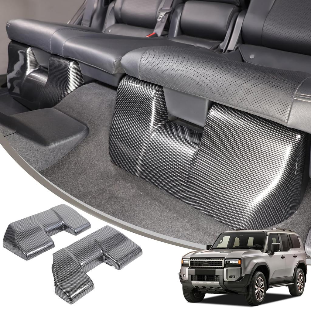 METYOUCAR Toyota Land Cruiser 250 Seat Kick Guard Kick Seat Back Lower Kick Seat Protective Panel Interior Protects Against Scratches and Custom Set