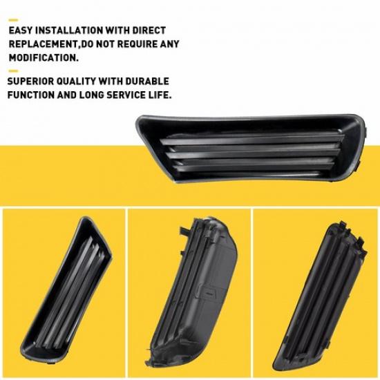 2Pcs Front Bumper Light Fog Hole Cover Waterproof For Toyota Camry 2007-2009 New