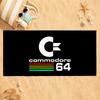 Fashion C-Commodore 64 logo Towel Quick Dry Absorbent Beach Towel for Sports, Fitness, Swimming and Outdoor Activities