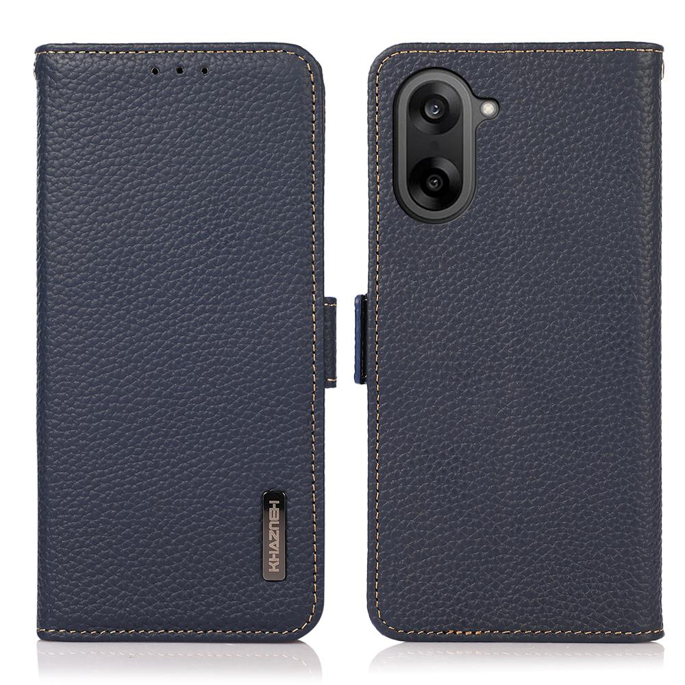 For OnePlus Nord CE5 5G Phone Case Genuine Cow Leather Cover RFID Blocking