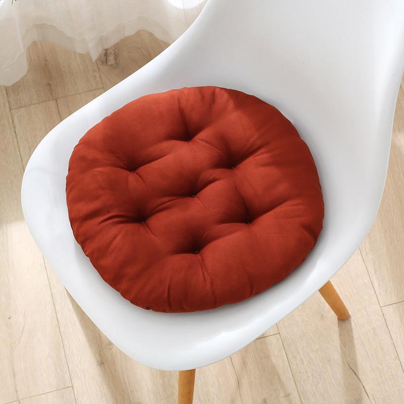 Modern Minimalist Cotton Office Chair Cushion With Ties For Home And Workspace Comfort