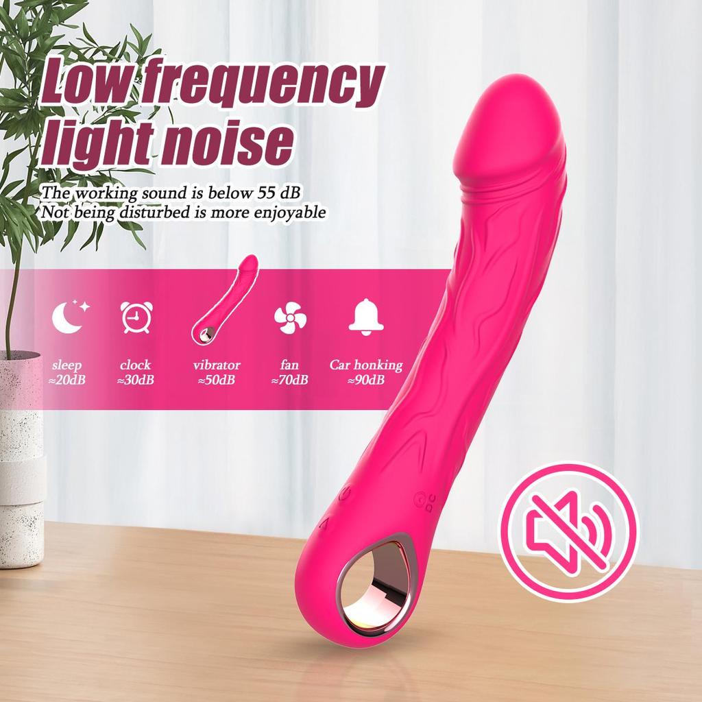 Dildo Vibrator Adult Supplies G Spot Vagina Massager AV Wand Anal Wand Orgasm Soft Silicone Clit Stimulator Female Masturbator Adult Sex Toy for Woman