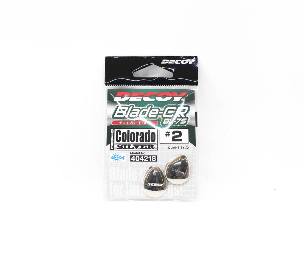 Decoy BL-7S Trailer Blade Colorado Silver Size 2 (4218)