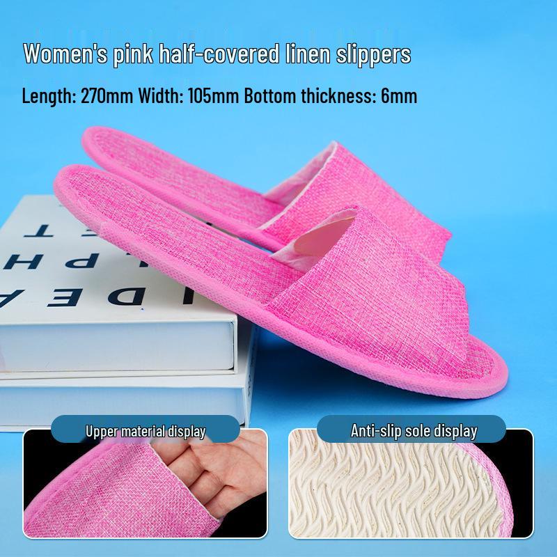 Luxuriöse rutschfeste Hausschuhe aus Korallenfleece für Hotels, B&Bs und Privatzimmer