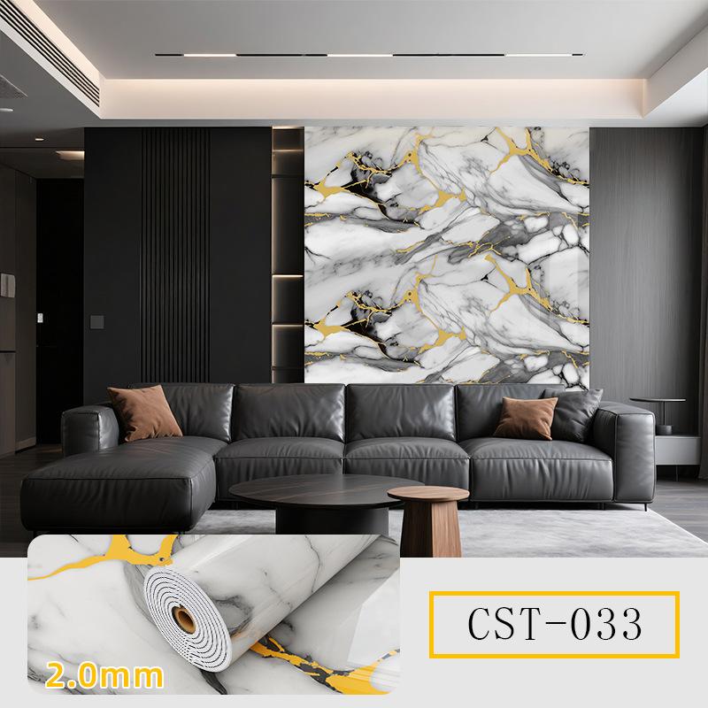 Roll-up Fliesenaufkleber Tapete Selbstklebend Wasserdichte Tapete Verdickter Marmor Verdickte Rolle Dekorative Wandaufkleber