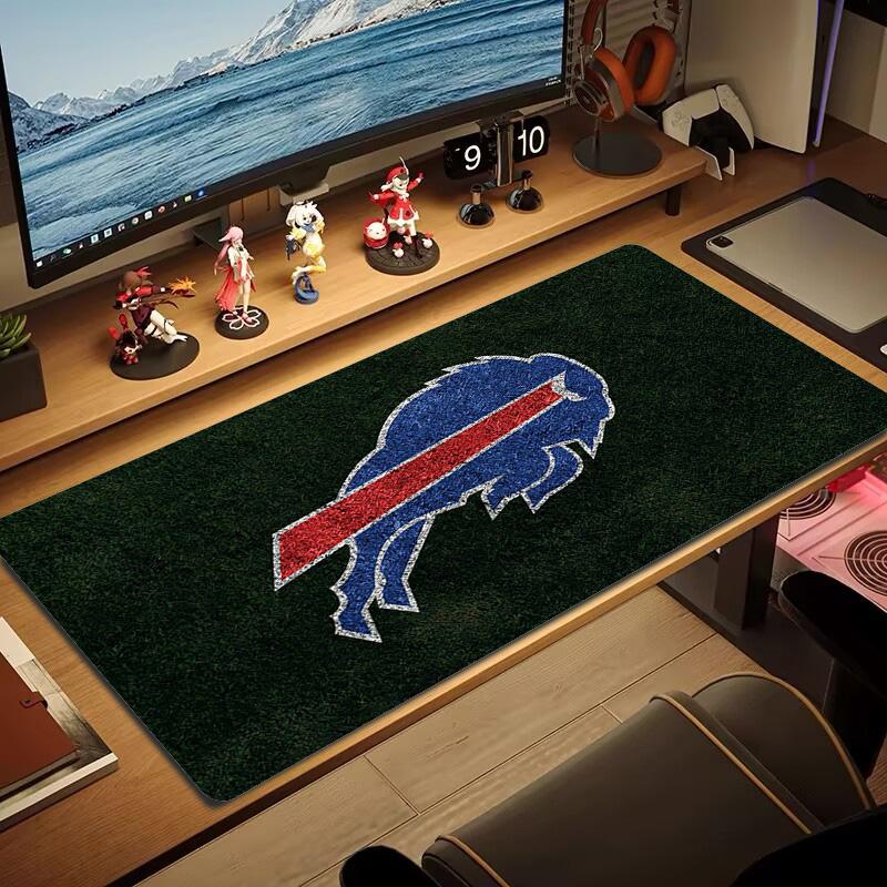 Buffalo Bills Color Mouse Pad Large Gaming Table Cushion Non-slip Laptop Tablet Big Mousepad XXL Mat Mini PC Playmat With Lock Edge