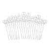 1 PC Women Haircomb Jewelry Hair Ornaments Bridal Headpiece Bride Barrette Hairwear Pearl Hairpin