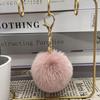 Auf Lager 8cm Kunstkaninchenfell Pompom Schlüsselanhänger - Plüschkugel Anhänger für Taschen und Kleidung