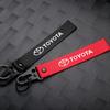 Metall Nylon Bil Nøkkelring Nøkkelbånd Biltilbehør For Toyota Corolla Yaris TRD Auris RAV4 Land Cruiser Camry Highlander Vitz
