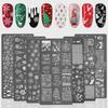 Christmas Series Snowflake Nail Art Transfer Tool - Printed Steel Plate with Transparent Film