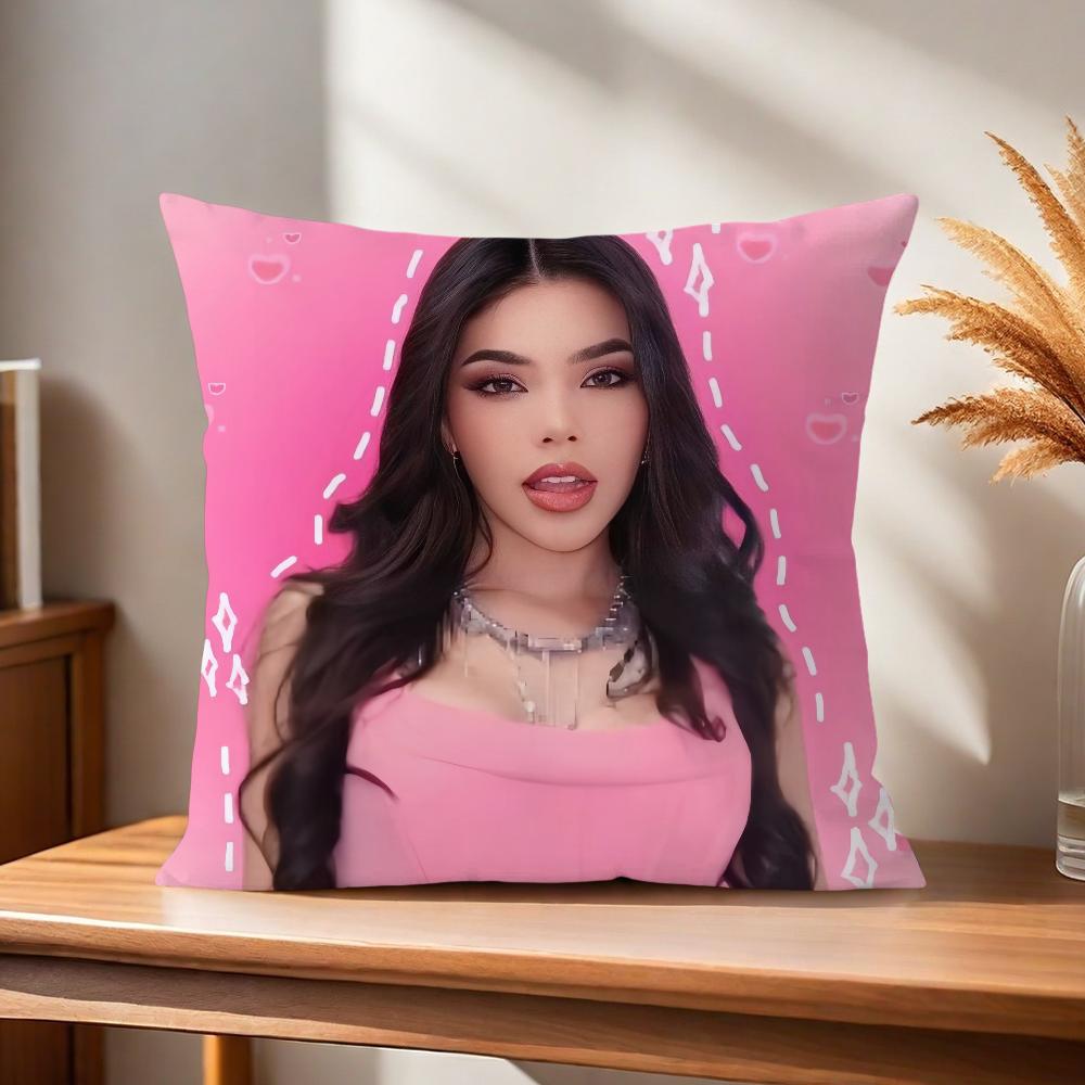 Comfortable Soft Pillow Os Case For K-Kenia Sofa Living Singer Room Pink Aura Home Office Decor And Protective Covers