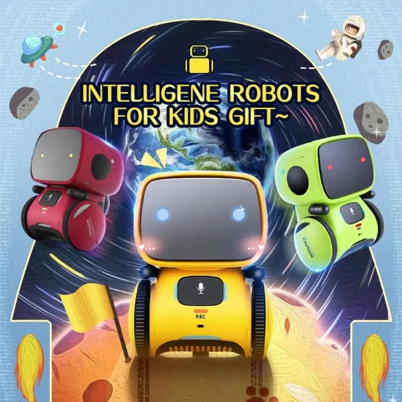 Multilingual Emotional AI Robot with Voice Commands, Ideal for Family Bonding and Learning