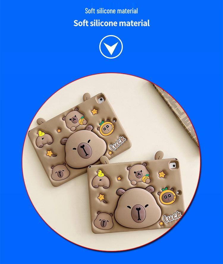 iPad 10.2 Air 11 Protective Case: Silicone Tablet Shell for Kids, Air5, 9.7, Mini 6