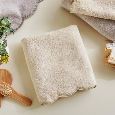 Raffinira Scallop Washcloth 40X90 BEIGE 230g_BG0124048