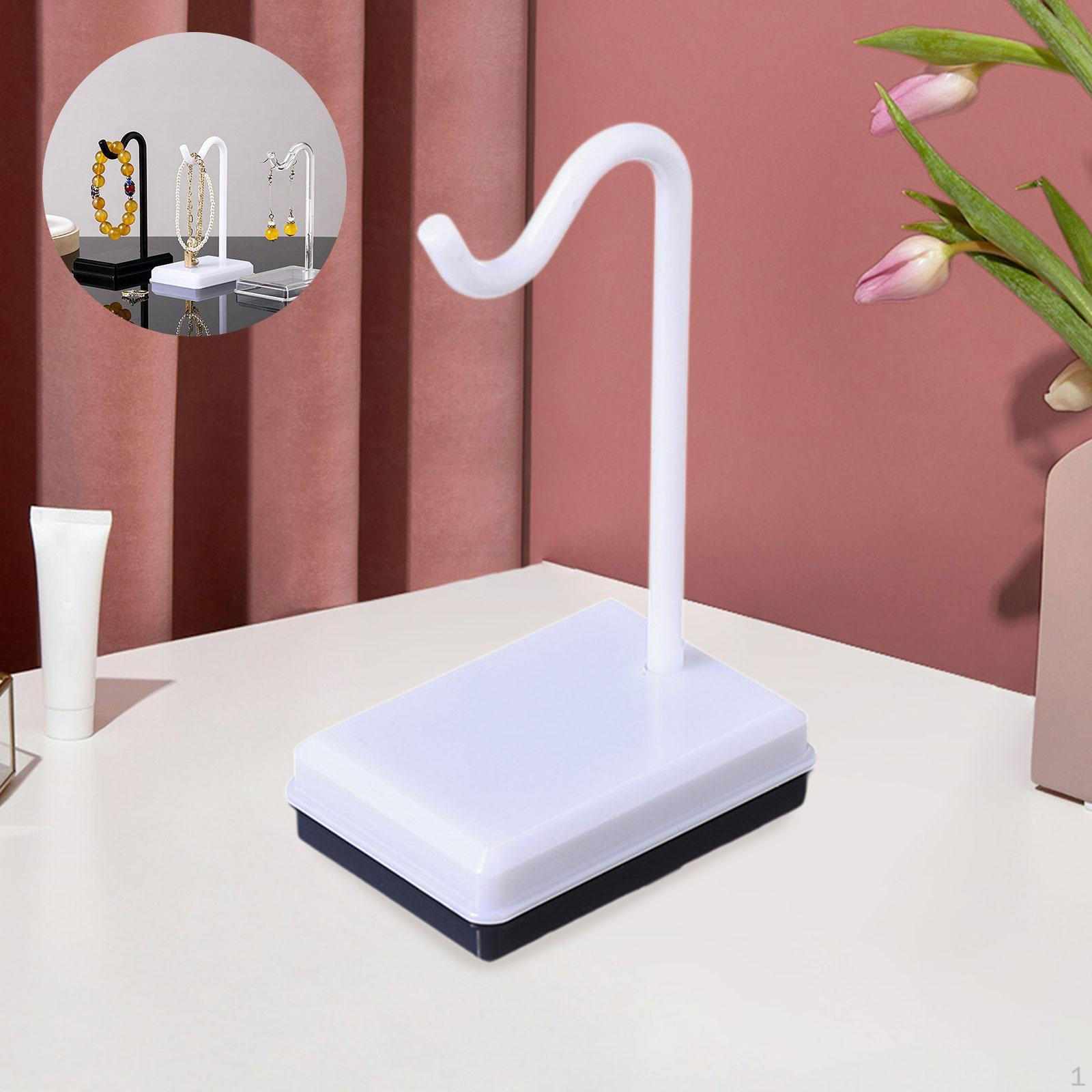 

Подставка для украшений Вешалка для браслетов Органайзер для хранения для часов серег белый