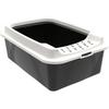 Litter Box with Edges - ROTHO MYPET - BONNIE - 57.2 X 39.3 X 20.9 Cm - Black